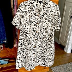Animal Print cotton dress size L